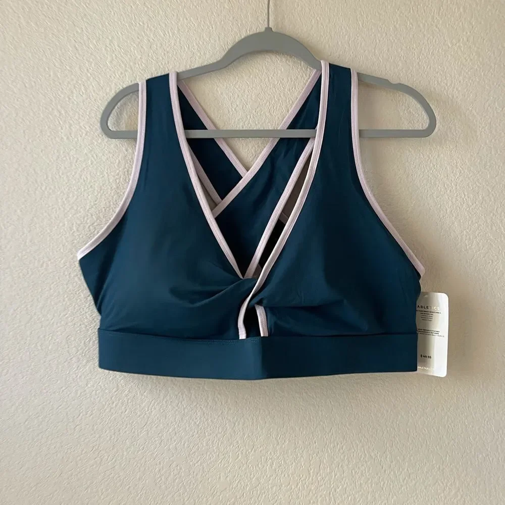 NWT‎ fabletics oasis twist front sports bra
